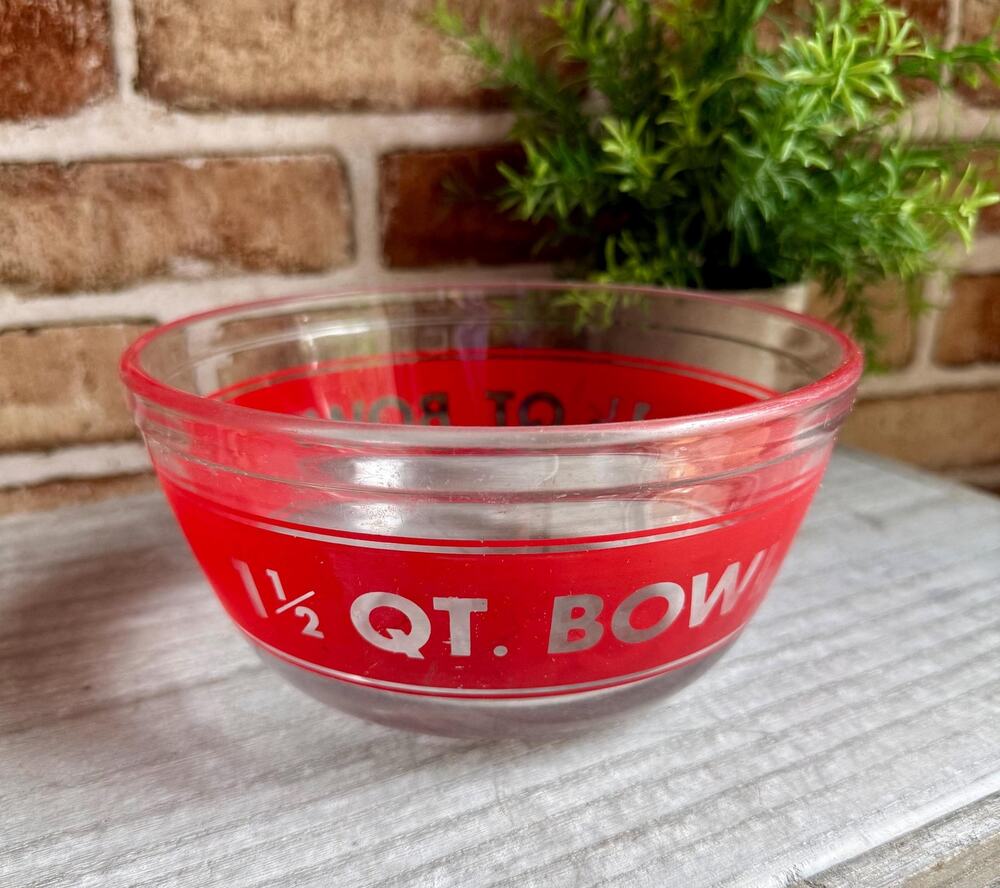 Vintage Fire-King Mixing Bowl | Anchor Hocking Promotional Bowl